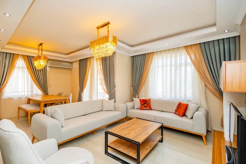Alanya Kestel Seafront Furnished 1+1 Apartment For Sale — photo 1